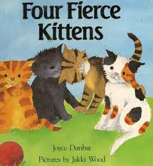 four fierce kittens